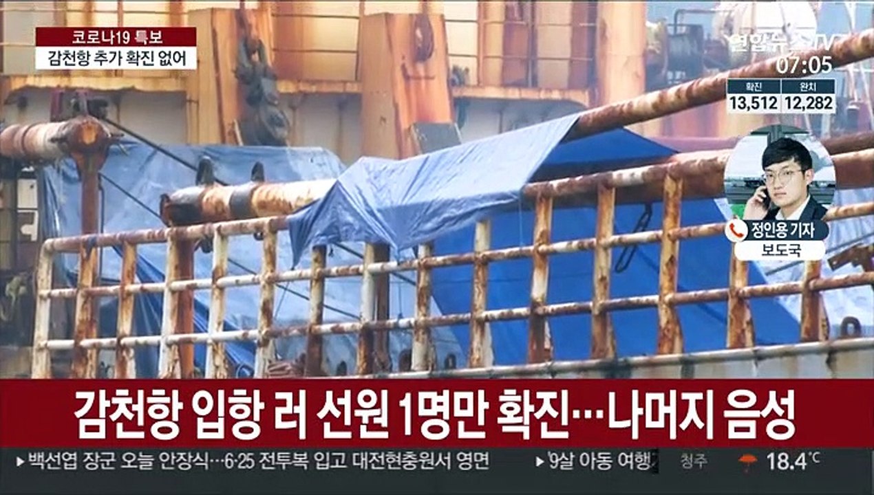 감천항 선원 추가 확진 없어…수도권 산발 감염
