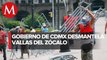 Retiran vallas metálicas del Zócalo de CdMx