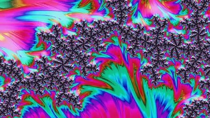 Trippy Colorful  Fractal Animation (epilepsy warning)