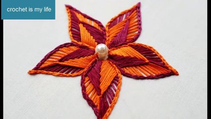 How to make Wall Hanging from Waste Materials 3D| ورده بالخيط والابره سهله وجميله