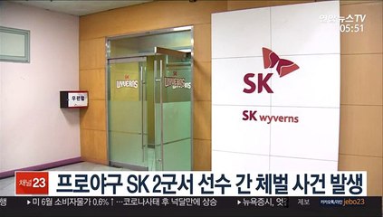 프로야구 SK 2군서 선수 간 체벌 사건 발생