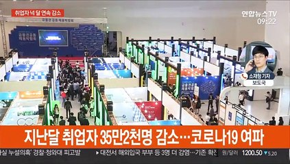 6월 취업자 35만2천명↓…넉 달 연속 감소