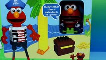 Sesame Street Elmo's Treasure Hunt Adventure Building Set K'nex Captain Hook Neverland Pirates Ship