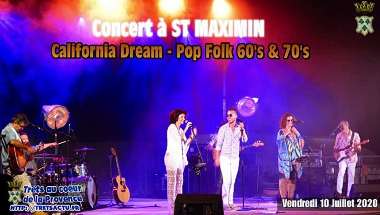 Concert ST MAXIMIN : California dream 10juill2020