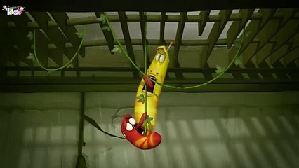 watch the funny cartoon video of mike and turbo saving themselves from a big fish