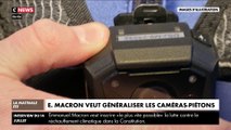 Emmanuel Macron veut généraliser les caméras-piétons