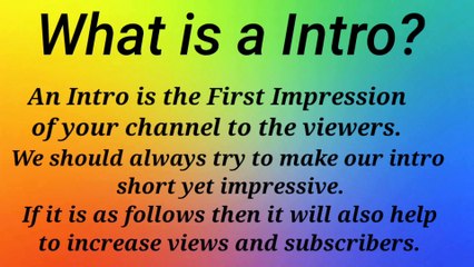 How to make awesome intros for your channel | Shagun and Varu |