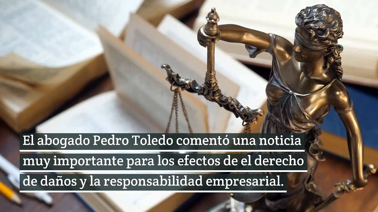 El abogado Pedro Alejandro Toledo Barrera comentó una noticia muy importante
