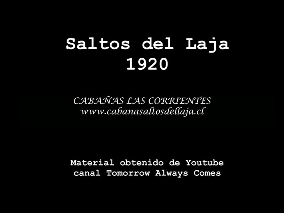 Salto del laja 1920 historia de chile, cómo era en aquellos años. ¿Crees qué es muy diferente ahora