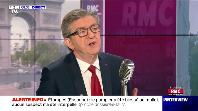 Une promenade aux Tuileries, autant aller à la Foire du Trône : selon Jean-Luc Mélenchon, Emmanuel Macron n'est pas très prudent
