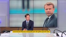 Emmanuel Macron pris à partie par des 