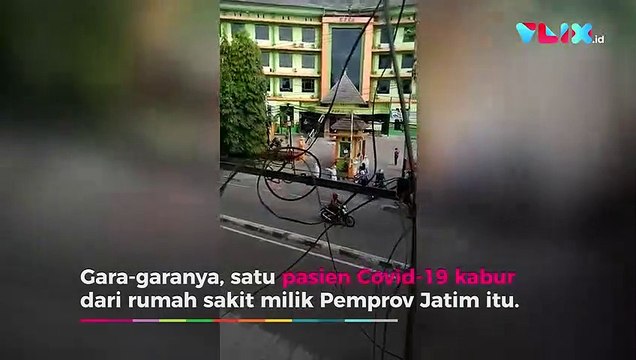 Video Amatir Pasien Positif Corona Kabur di Malang