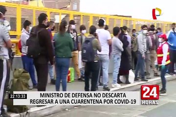 Ministerio de Defensa no descarta regresar a una cuarentena general obligatoria