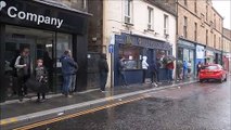 Retson in Manor Street Falkirk opened at 7am with a queue going almost back to Vicar Street