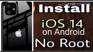 Install ios14 on Android phone | make Android look like ios | get ios on Android | How To Install Ios 14 On Any Android Phone.  | Enable IOS Mode On Android Phone | #$choolTech