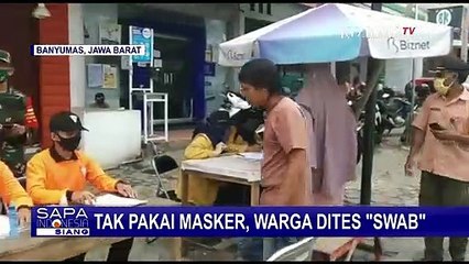 Tak Pakai Masker, Warga Dites Swab