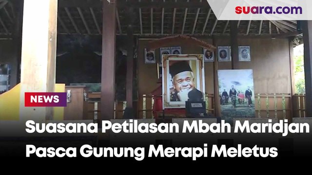 Suasana Petilasan Mbah Maridjan Pasca Gunung Merapi Alami Letusan hingga Deformasi