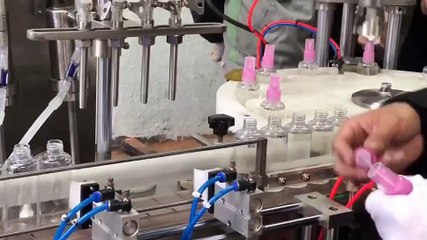 Portable 4-Head Disinfectant Filling And Capping Machine