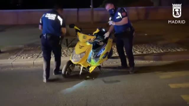 Muere un joven de 25 años en un accidente de moto en Madrid