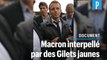 « J’y crois pas !  » : quand un groupe de Gilets jaunes croise Macron par hasard