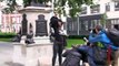 Toppled Edward Colston statue in Bristol replaced with Black Lives Matter sculpture