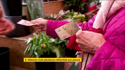 Retraites, taxe d'habitation : Emmanuel Macron appuie sur pause