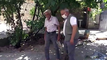 Ailesi tarafından terk edilen yaşlı adam yardım bekliyor