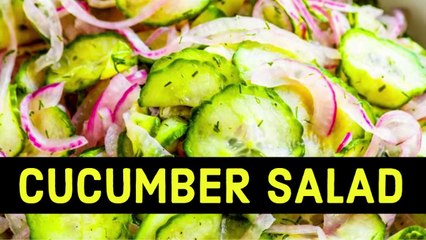 Cucumber Salad with Dressing Recipe