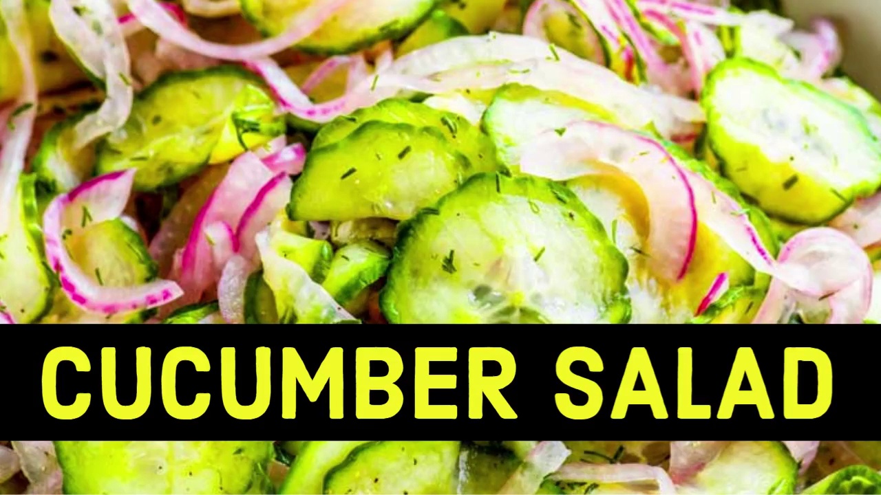 Cucumber Salad with Dressing Recipe