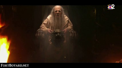 Fort Boyard 2020 : introduction du "Conseil" avec le Père Fouras et les Maîtres du Temps