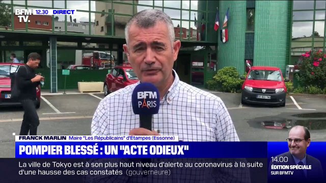 Maire d'Étampes sur le pompier blessé par balle: C'est une colère immense, c'est inacceptable
