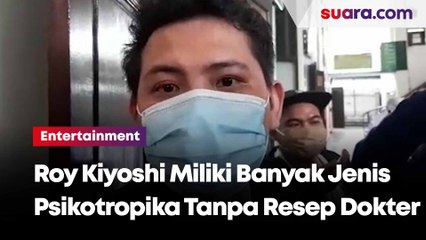 Jalani Sidang Dakwaan, Roy Kiyoshi Miliki Banyak Jenis Psikotropika Tanpa Resep Dokter