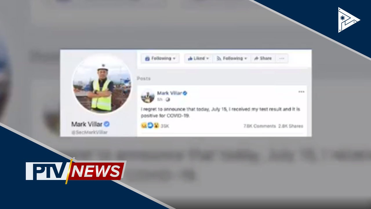 DPWH Sec. Villar, nagpositibo sa CoVID-19