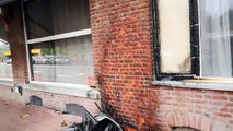 La vidéo de l'incendiaire qui a mis le feu à la façade du Plan B à Herseaux