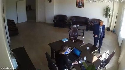 MHP’li başkan partiden ihraç edilmişti... Ofisindeki görüntüler başını yaktı