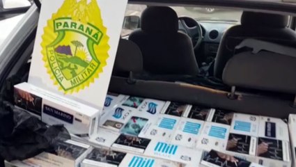 Carga de cigarro contrabandeado é apreendida pelo BPFron