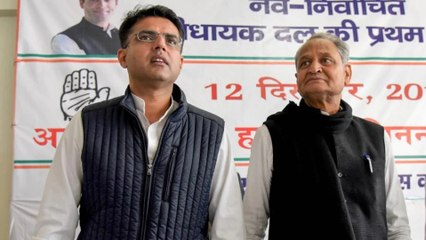 Cong high command unhappy over Gehlot's behavior with Pilot
