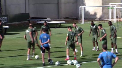Entrenamiento del Betis del miércoles 15 de julio, previo al choque ante el Alavés