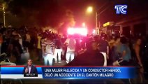 Mujer falleció en un accidente de tránsito registrado en el cantón Milagro, provincia del Guayas
