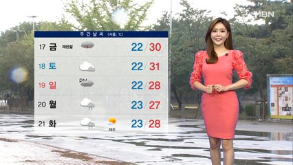 내일 30도 안팎 낮더위…오후 곳곳 강한 소나기