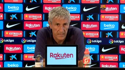 Setién cree que si el Real Madrid se proclama campeón no será por demérito del Barça