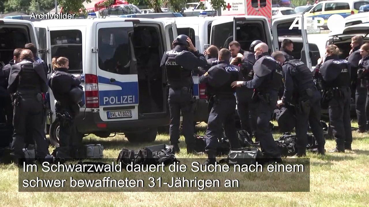 Kein Ende der Suche nach bewaffnetem Mann im Schwarzwald in Sicht