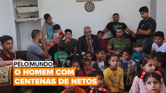 Pelo mundo: O homem com centenas de netos