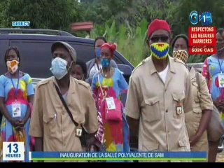 RTG / Inauguration de la première salle polyvalente du district de SAM