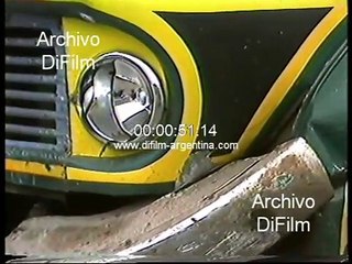 Choque colectivo linea 148 contra auto Renault 12 - 1984