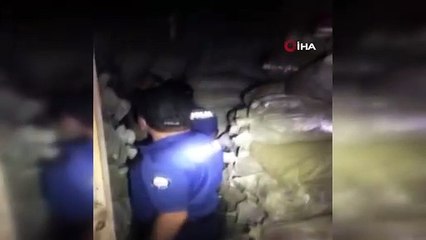 Define avcıları evin salonundan 3 ayda 21 metre kuyu kazdırdı...Operasyon anı kamerada