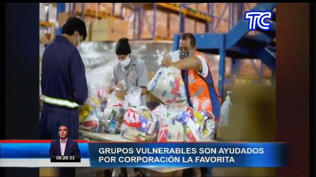 Grupos vulnerables son ayudados por Corporación La Favorita
