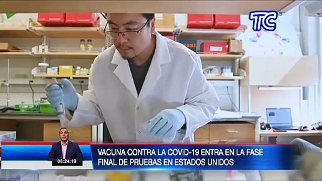 Vacuna contra covid-19 entra en la fase final de pruebas en Estados Unidos