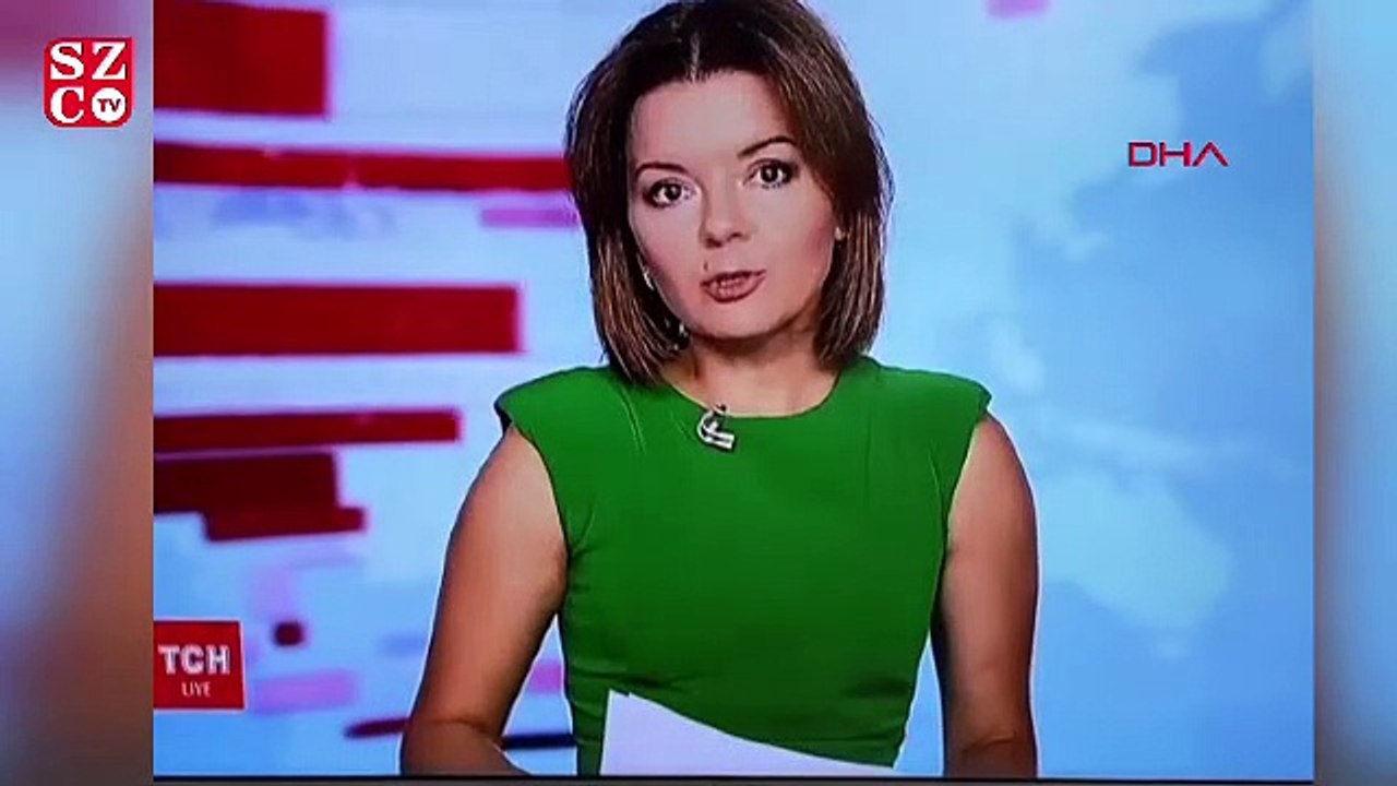Haber spikerinin ön dişi canlı yayında düştü