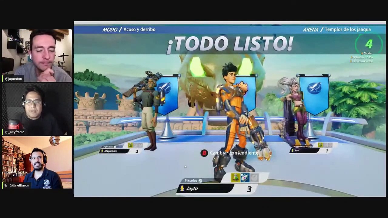 Jugando Rocket Arena